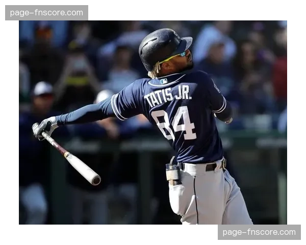 教士队球星小费尔南多·塔蒂斯 Jr. 左肩轻微发炎,预计缺席开幕战 教士队球星小费尔南多·塔蒂斯 Jr. 左肩轻微发炎,预计缺席开幕战